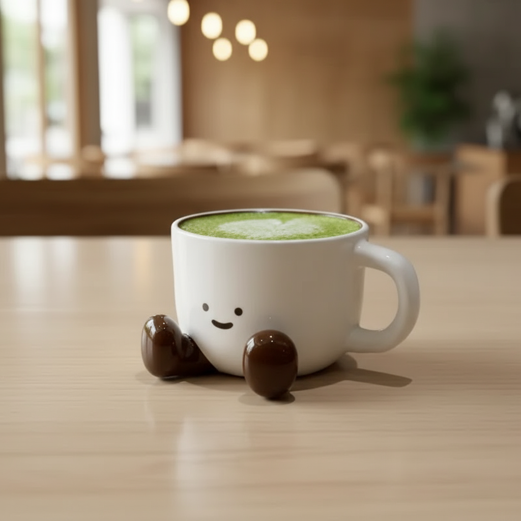 Happy Cute Face Ceramic Mug