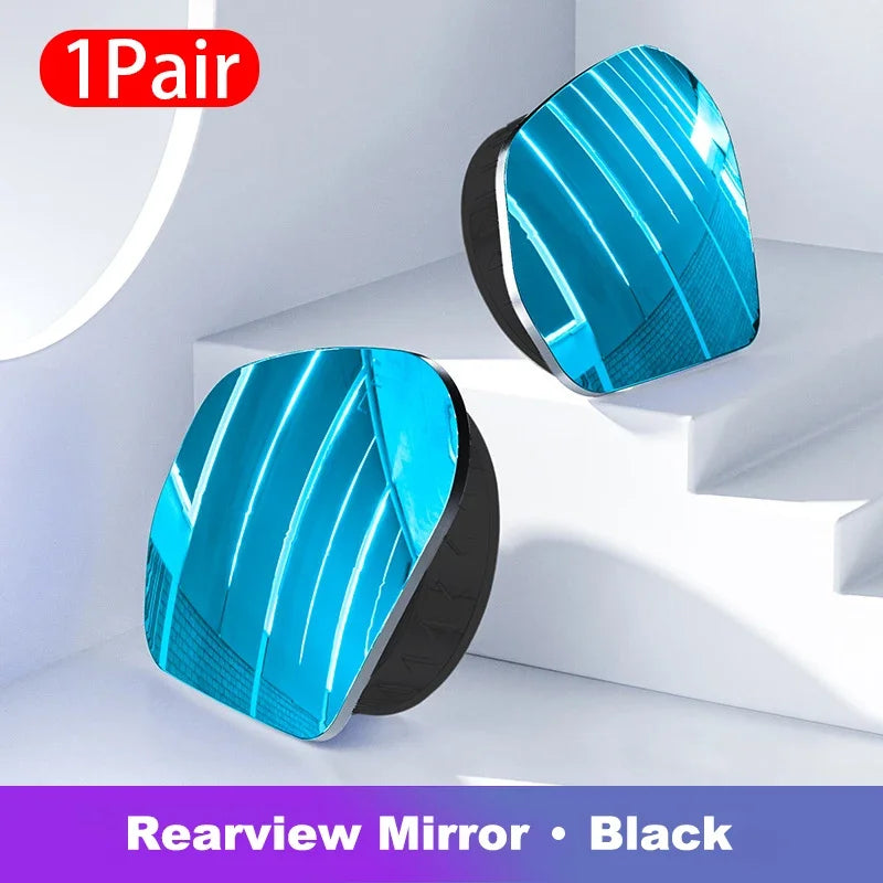 Blind Spot Adjustable Frameless Rearview Mirror Set
