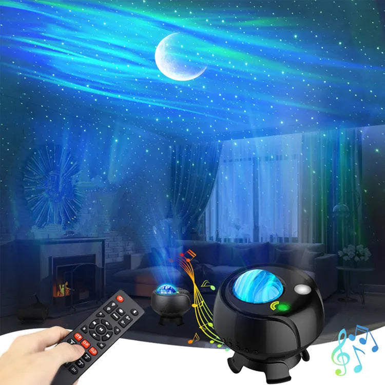 Starfield Galaxy Speaker Light Projector