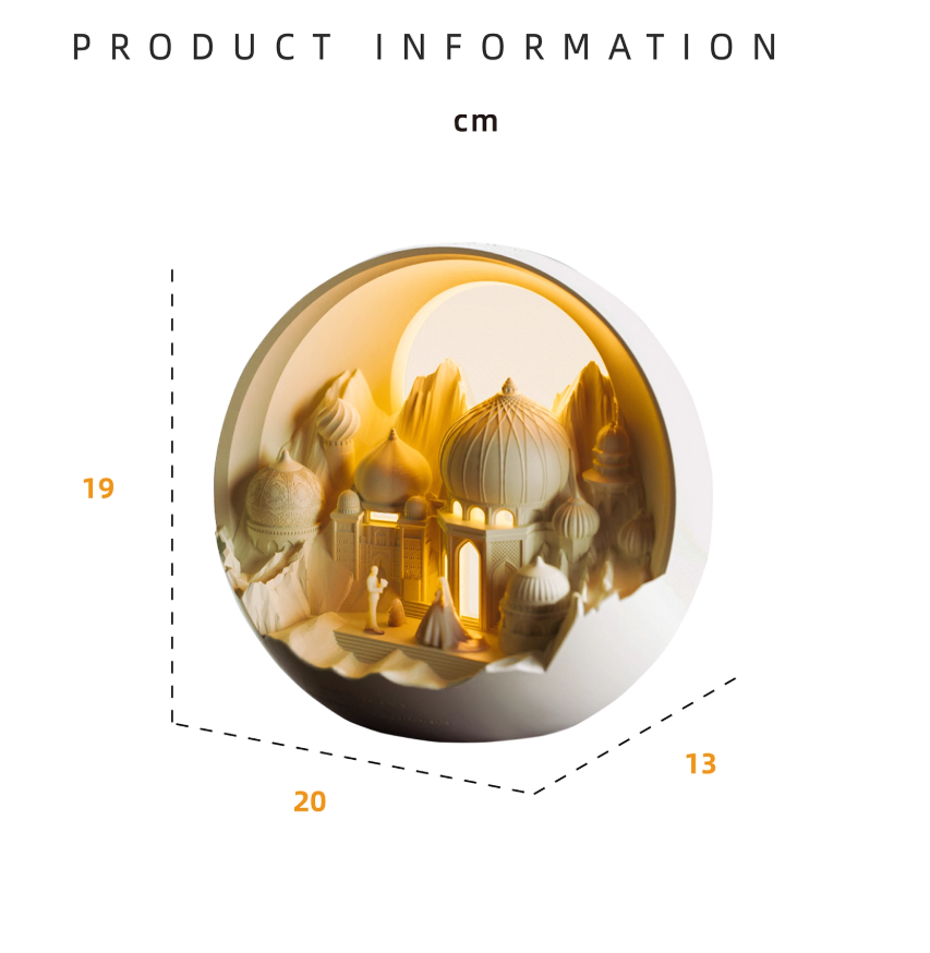 Mystic Citadel Ambient Aromatherapy Night Lamp