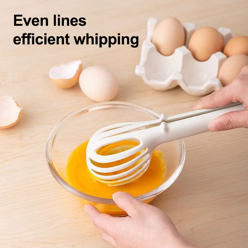3-in-1 Multi-Function Whisk & Kitchen Tongs