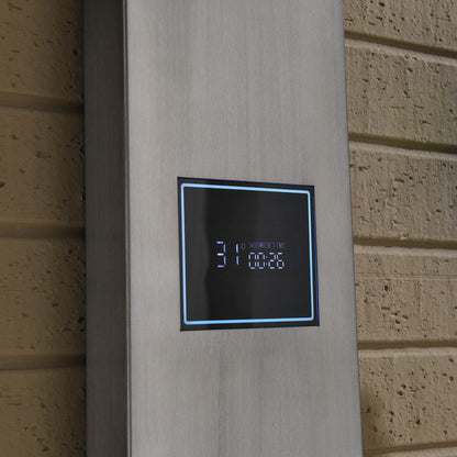 Hydro Massage Rainfall Digital Shower Set