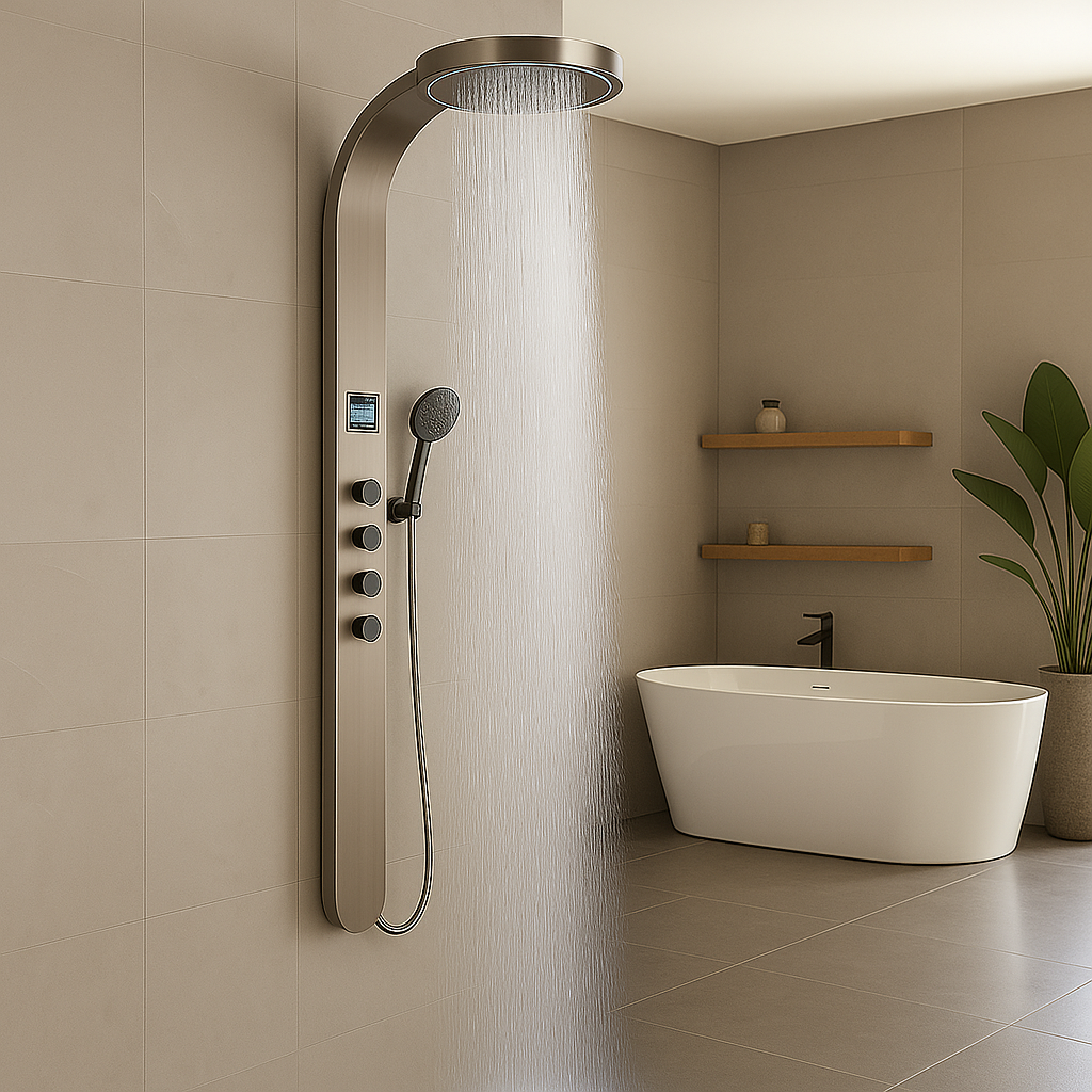 Hydro Massage Rainfall Digital Shower Set