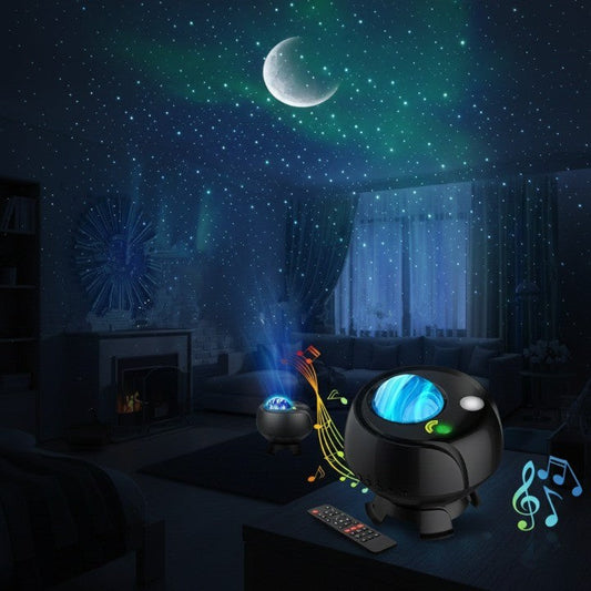 Starfield Galaxy Speaker Light Projector
