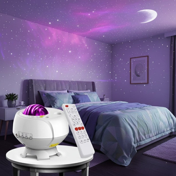 Starfield Galaxy Speaker Light Projector