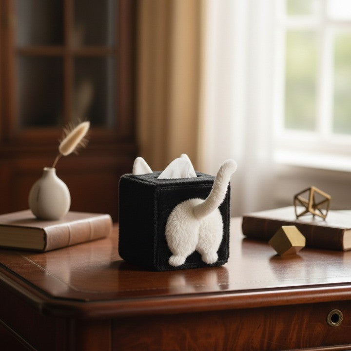 Cat Butt Quirky Tissue Box