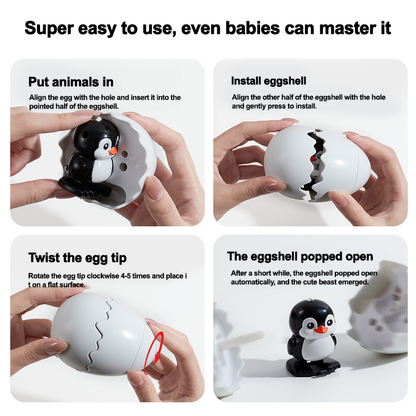 Wind-Up Hatching Egg Toy