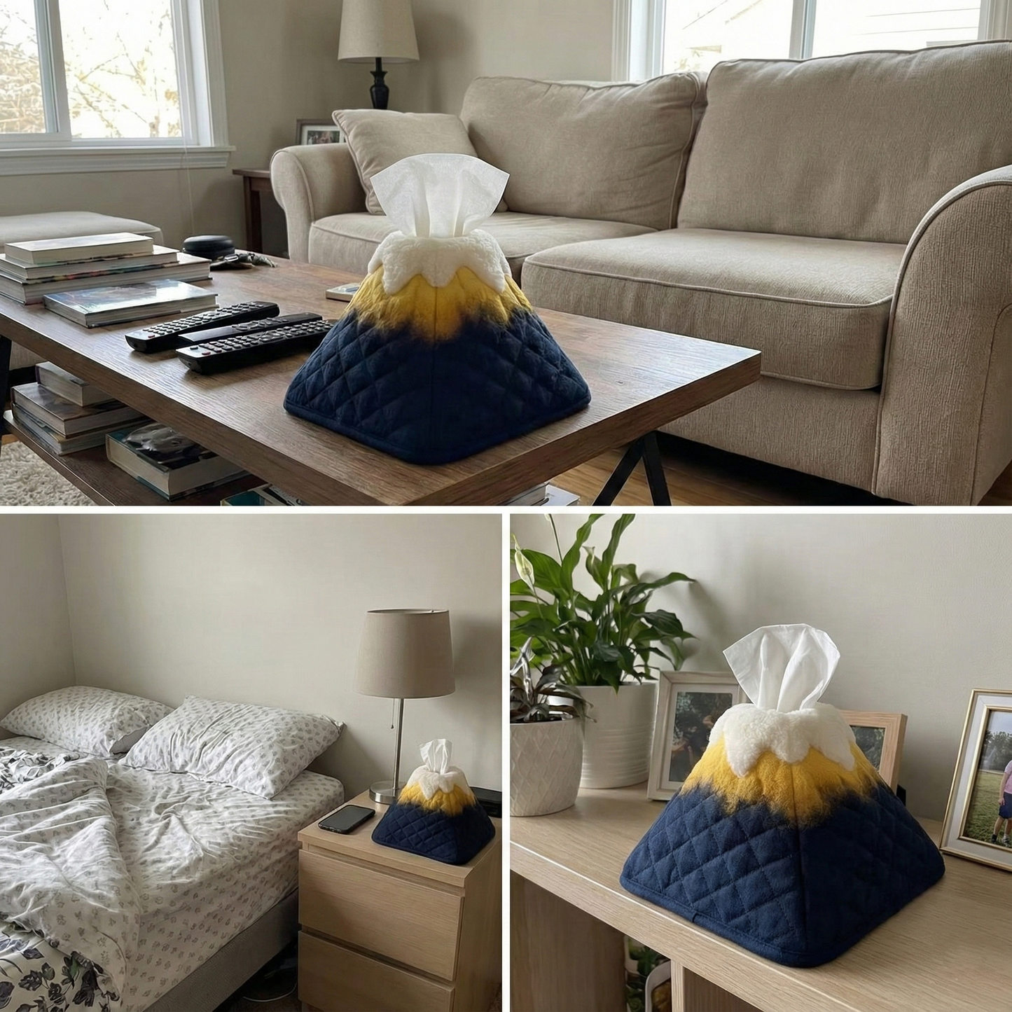 Volcanic Mountain Tissue Box