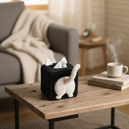 Cat Butt Quirky Tissue Box