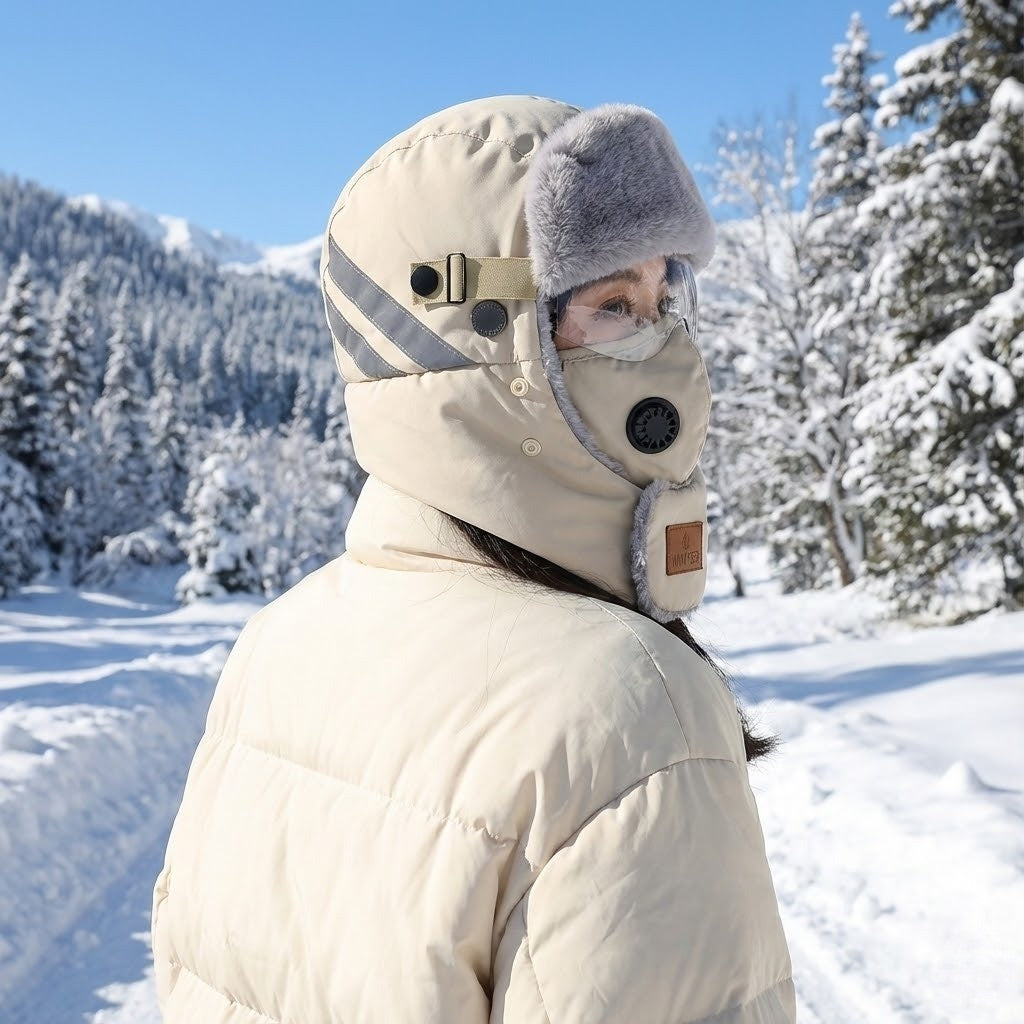 Windproof Full-Face Thermal Winter Hat