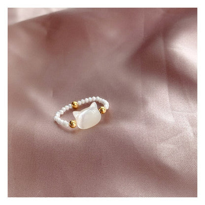 Good Fortune Lucky Cat Ring