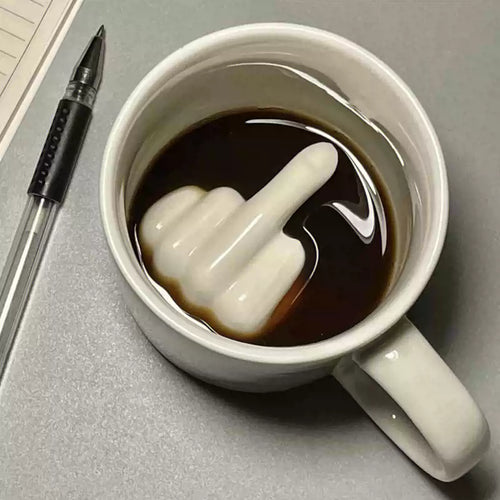 Middle Finger Ceramic Mug