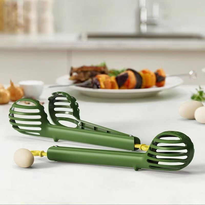 3-in-1 Multi-Function Whisk & Kitchen Tongs