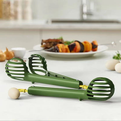 3-in-1 Multi-Function Whisk & Kitchen Tongs