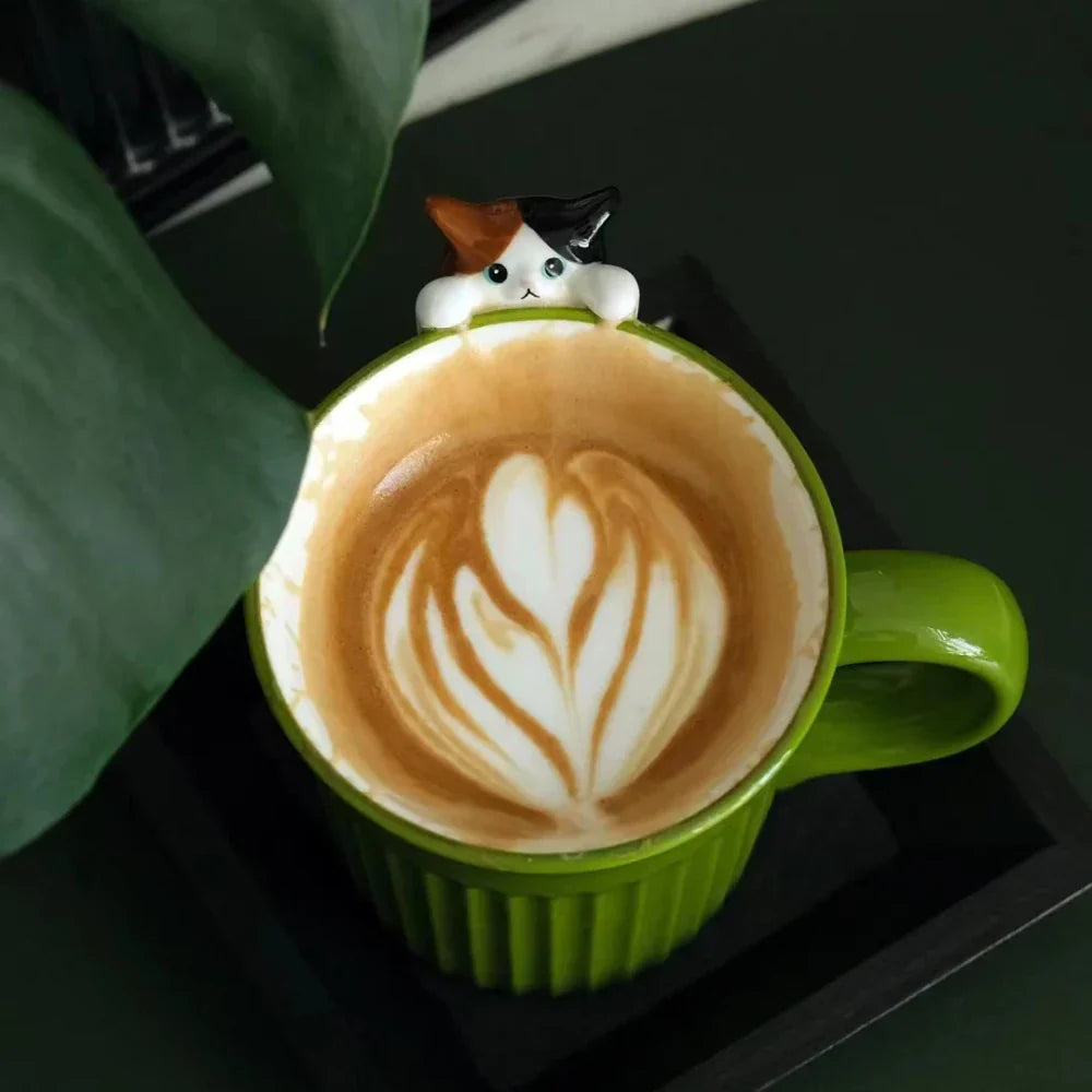 Climbing Cat Coffee Mug