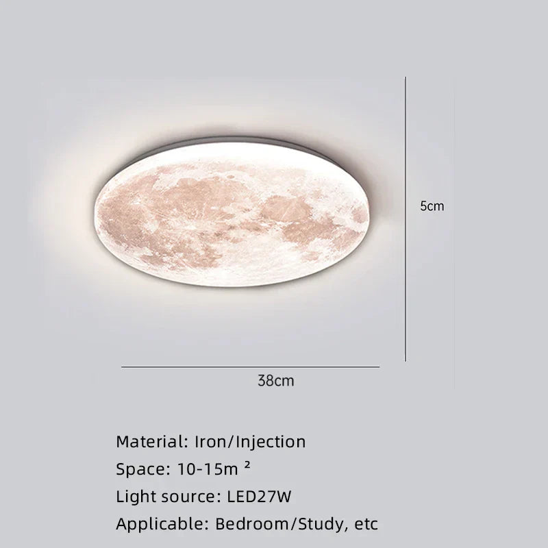 Moon Surface Artistic Modern Ceiling Lamp