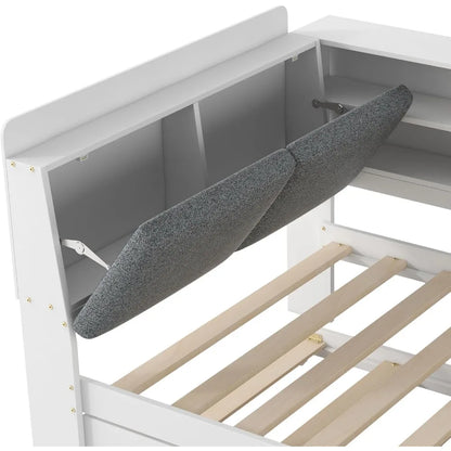 Modular Hidden Storage Drawers Modern Bed