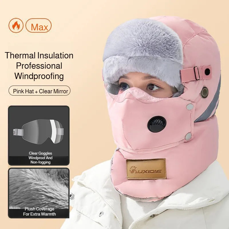 Windproof Full-Face Thermal Winter Hat