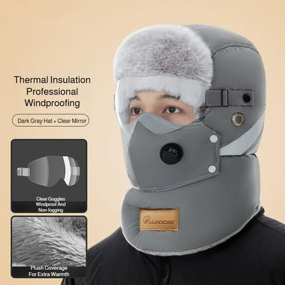 Windproof Full-Face Thermal Winter Hat