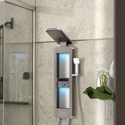 Rainfall Tower Panel Modern Shower Set