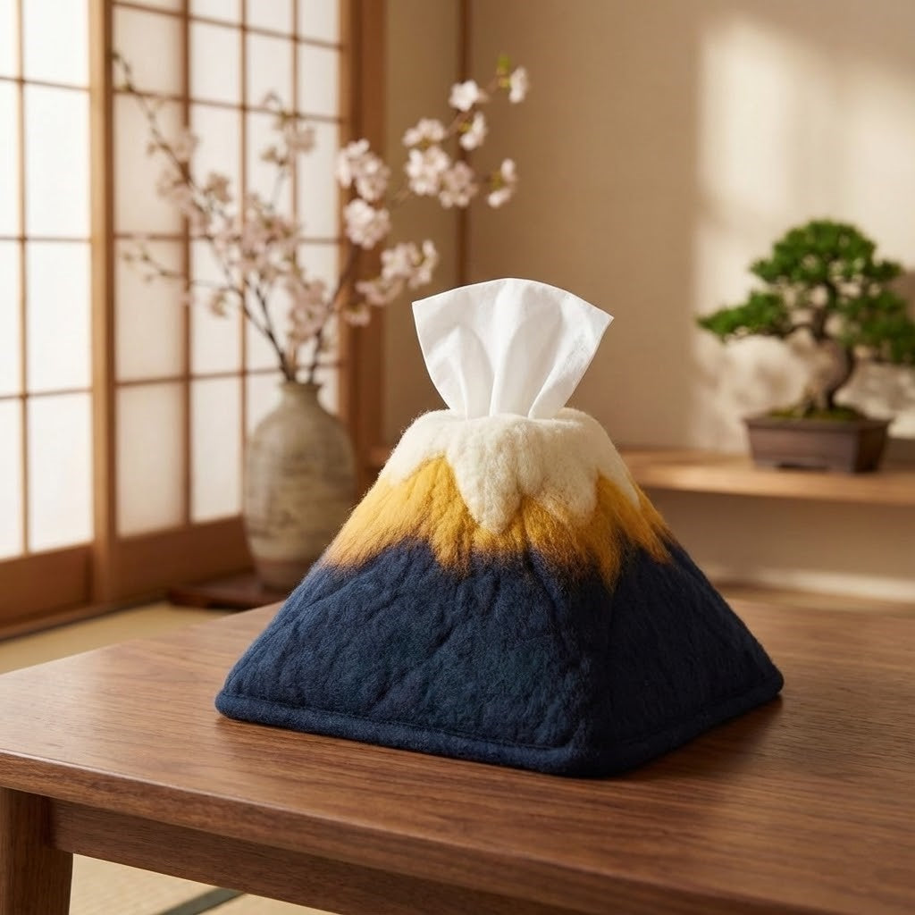 Volcanic Mountain Tissue Box